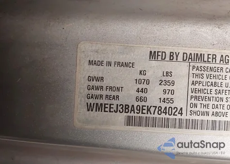 2014 Smart Fortwo Pure from USA, damaged, VIN WMEEJ3BA9EK784024